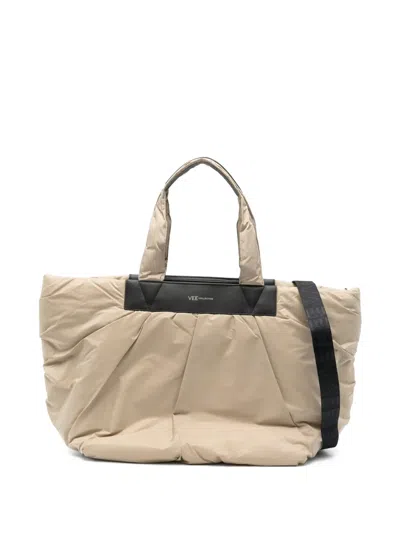 Veecollective Medium Caba Tote Bag In Neutral