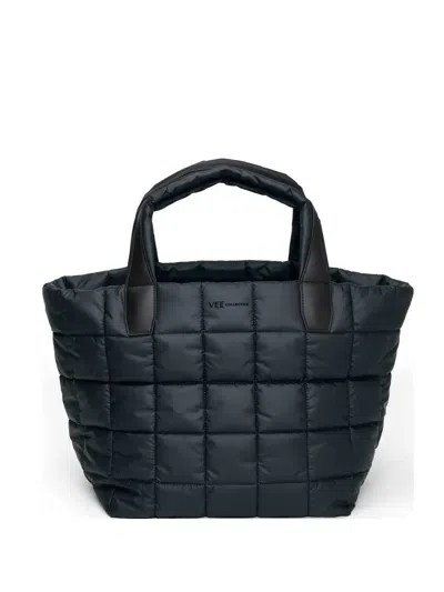 Veecollective Medium Porter Quilted Tote Bag In Blue