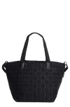 Veecollective Caba Medium Nylon Tote Bag In Black Black