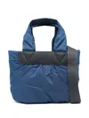 Veecollective Mini Caba Tote Bag In Blue