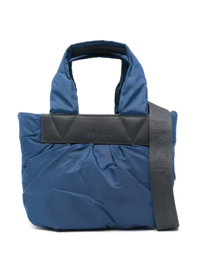 Veecollective Mini Caba Tote Bag In Blue