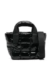 Veecollective Medium Porter Water Repellent Quilted Tote In Schwarz