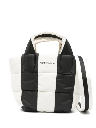 Veecollective Mini Porter Tote Bag In White