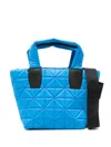 Veecollective Mini Vee Tote Bag In Blue