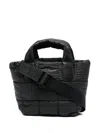 Veecollective Padded Mini Tote Bag In Black