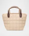 Veecollective Porter Medium Padded Nylon Tote Bag In Yellow