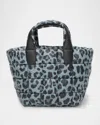 Veecollective Porter Small Leopard Quilted Tote Bag In Print