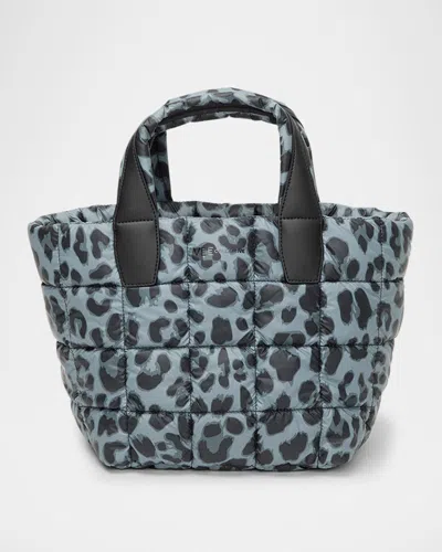 Veecollective Porter Small Leopard Quilted Tote Bag In Print