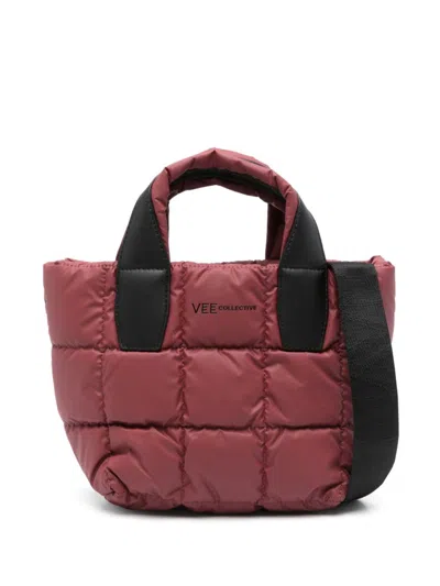 Veecollective Porter Tote Mini In Red