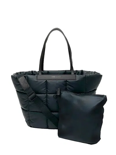 Veecollective Quilted Tote Bag In Blue