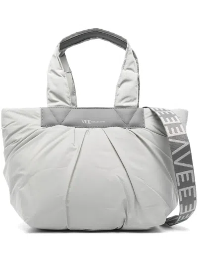 Veecollective Small Caba Tote Bag In Grey