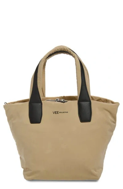 Veecollective Small Essence Tote In Nude
