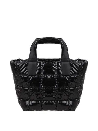 Veecollective Small Porter Bag In Vinyl In Black