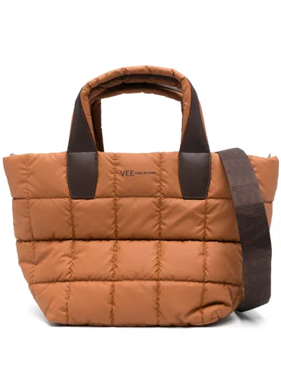 Veecollective Small Porter Tote Bag In Brown