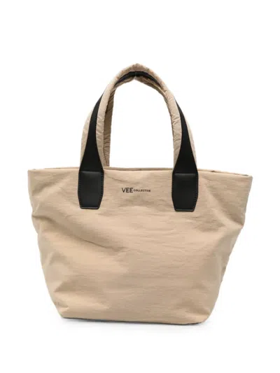 Veecollective Small Porter Tote Bag In Red