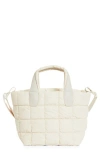 Veecollective Mini Porter Quilted Tote Bag In Birch