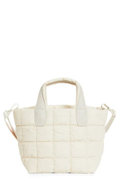 Veecollective Mini Porter Quilted Tote Bag In Birch