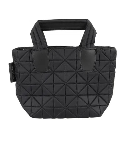 Veecollective Small Quilted Tote Bag In Black
