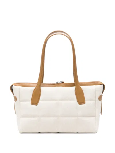 Veecollective Small Tela Shoulder Bag In Brown