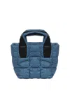 Veecollective Mini Porter Quilted Tote Bag In Blue