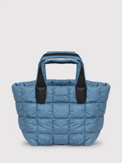 Veecollective Vee Collective Small Porter Handbag In Blue