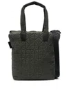 Veecollective Vee Shopper Quilted Tote Bag In Green