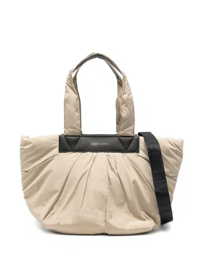 Veecollective Weekender Caba Tote Bag In Neutral