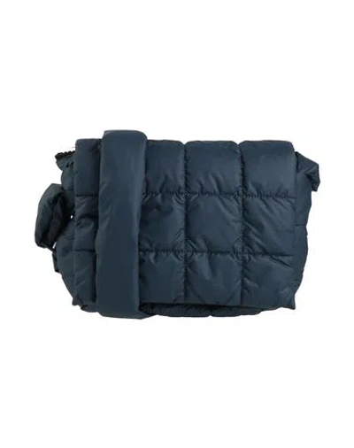Veecollective Woman Cross-body Bag Midnight Blue Size - Recycled Nylon, Textile Fibers