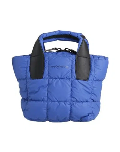Veecollective Woman Handbag Blue Size - Recycled Nylon