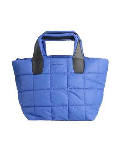 Veecollective Woman Handbag Blue Size - Recycled Nylon