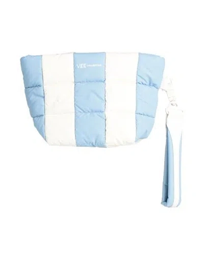 Veecollective Woman Handbag Light Blue Size - Recycled Nylon