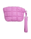 Veecollective Woman Handbag Light Purple Size - Recycled Nylon, Leather