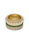 Veert 18k Yellow Gold Vermeil Layered Ring In Yellow