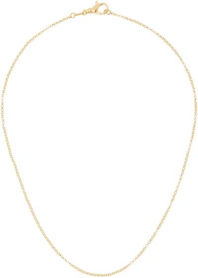 Veert Gold Classic Chain Necklace In Yellow Gold