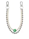 Veert Pearl-embellished Chain In Metallic