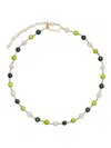Veert Pearl-embellished Necklace In Multi