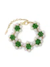 Veert The 42 Pearl Flower Bracelet In Multi