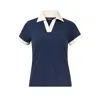 Veeva Women's Blue / White Riviera Top - Navy And Ivory In Blue