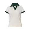 Veeva Women's White / Green Riviera Top - Ivory And Green In White