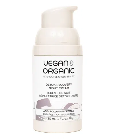 Vegan&amp;organic Detox Recovery Night Cream 30 ml In White