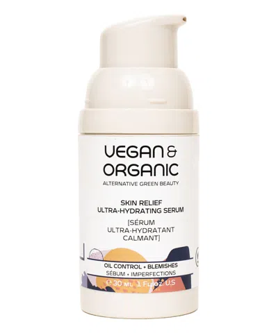 Vegan&amp;organic Skin Relief Ultra-hydrating Serum 30 ml In White