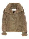 Vegancode Faux-shearling Jacket In Multi