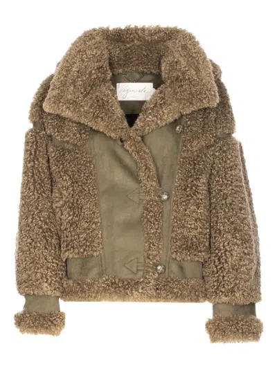 VEGANCODE FAUX-SHEARLING JACKET
