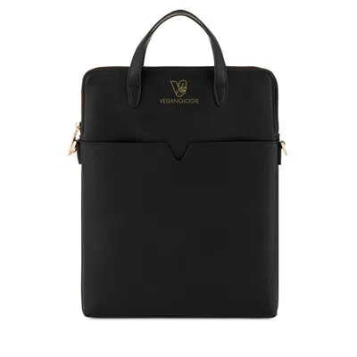 Veganologie Black Jupiter Laptop Bag - L - Onyx