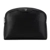 Veganologie Kora Travel Pouch Large In Black Made From Bamboo Stems