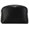Veganologie Kora Travel Pouch Medium In Black Made From Bamboo Stems