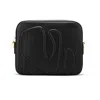 Veganologie Women's Black Maze In Onyx With Gold Hardware