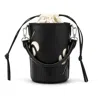 Veganologie Women's Bucket Bag In Black Made With Two Bamboo Stems