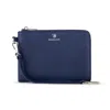 Veganologie Women's Demi Pouch In Blueberry - Small In Blue