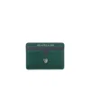 Veganologie Women's Green Cider Apple Leather Cardholder In  In Green